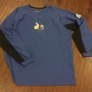 NBA Washington wizards log sleeve basketball tee